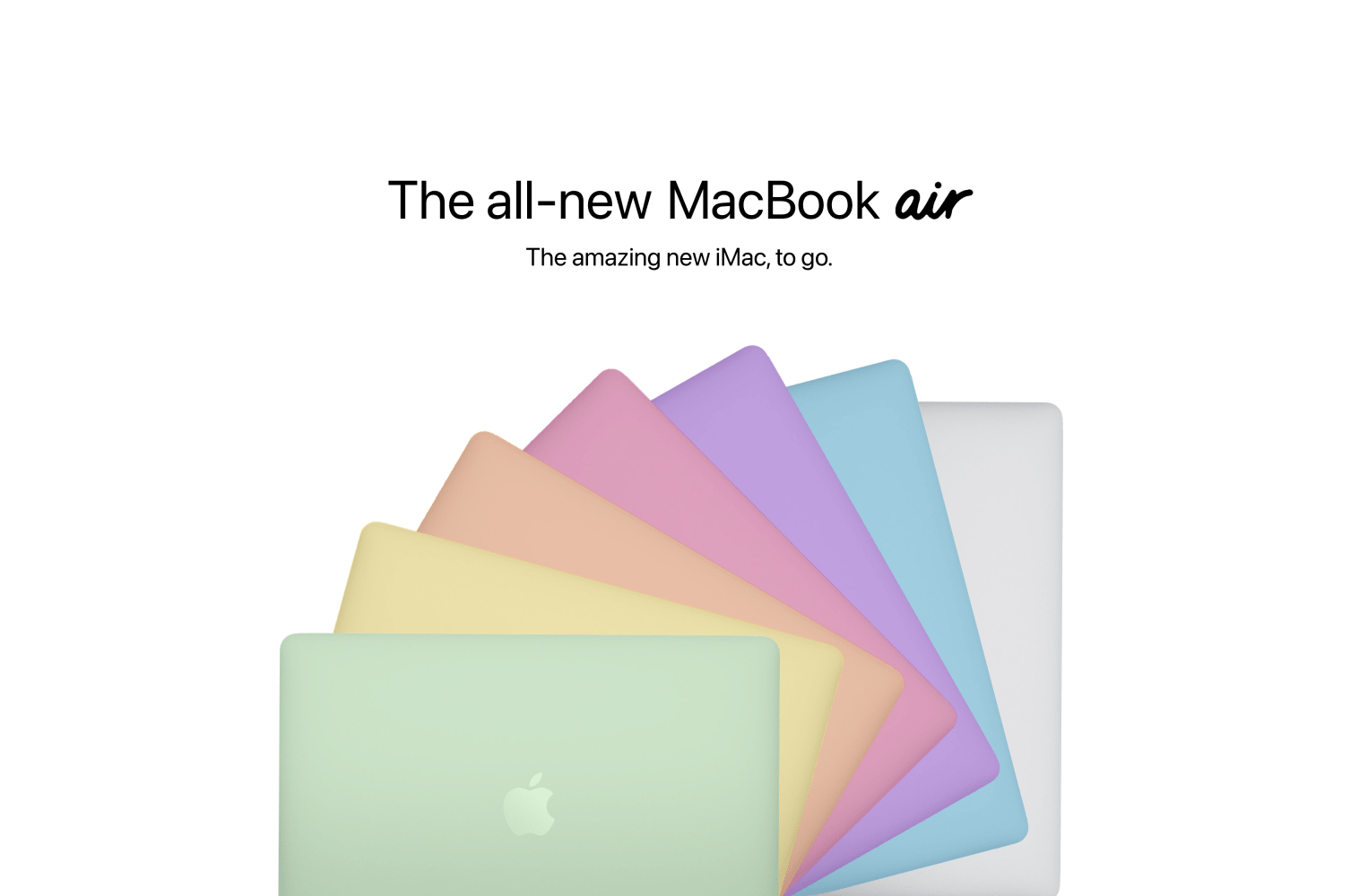 2021 MacBook Air farklı renkler sunulabilir